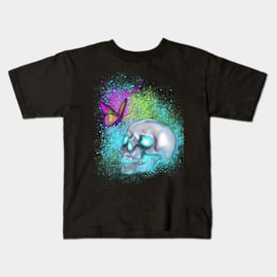 Butterfly Skull Kids T-Shirt